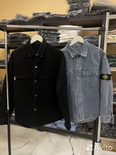 Джинсовки Stone Island (Черный,Синий)