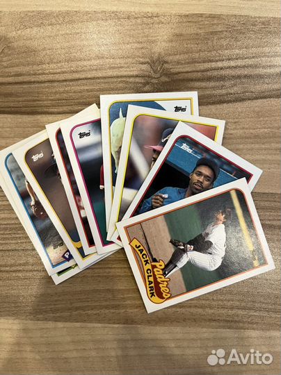 Уникальные карточки бейсбол Topps 1986-2017