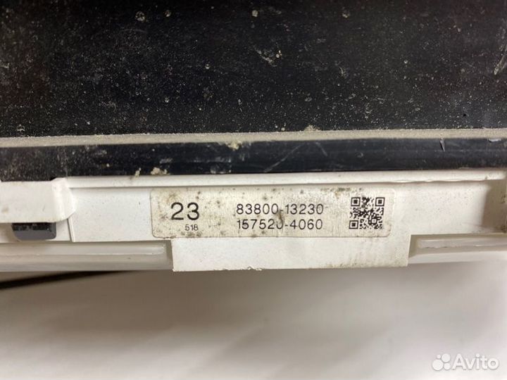 Спидометр Toyota Corolla NZE121 1nzfe