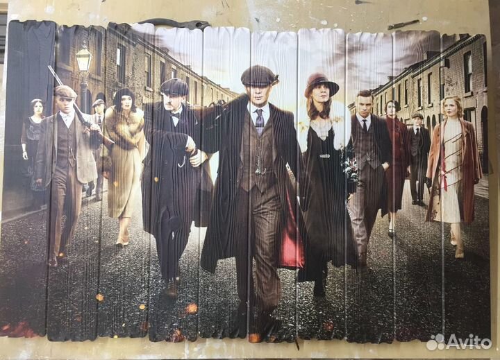 Картина на натуральном дереве