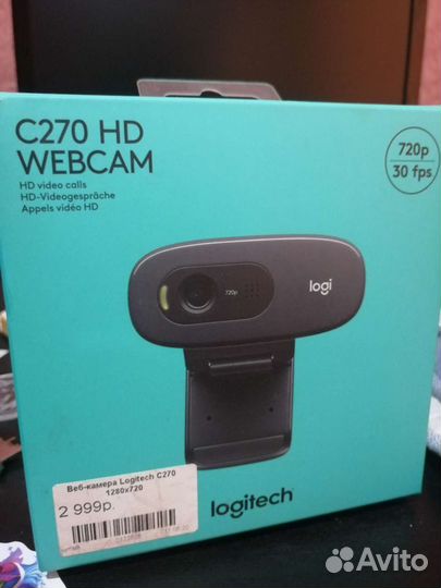 Вебкамера logitech c270