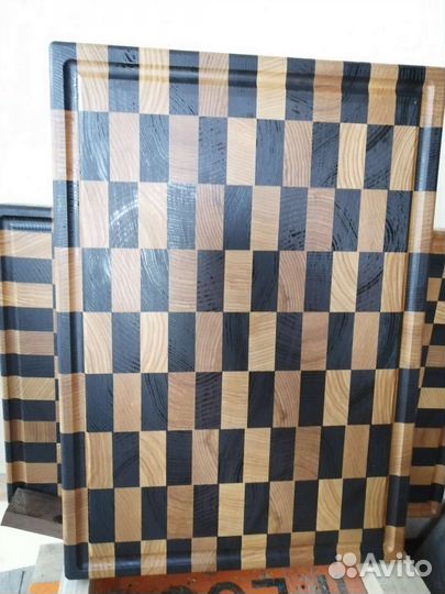 Торцевая разделочная доска дуб