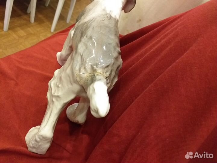 Фарфор.Собака.Грифон