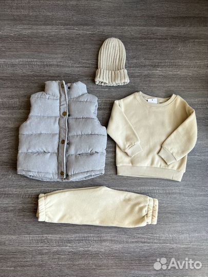 Комплект демисезонный 3в1 мальчику/девочке,жилетка