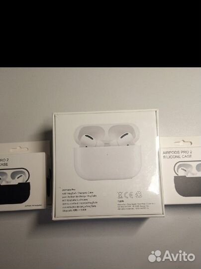 Беспроводные наушники airPods pro чехол в