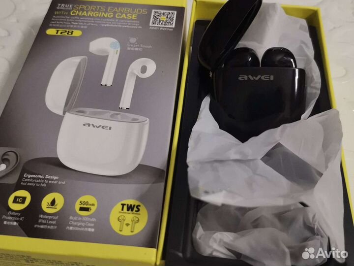 Блютус наушники Avei t28 новые