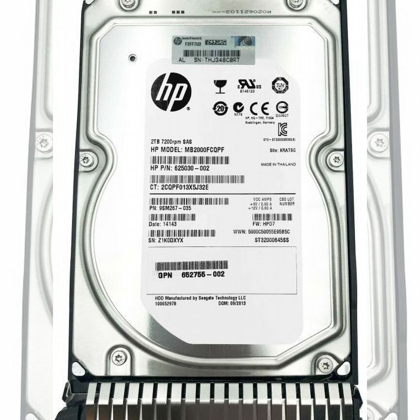 [714426-001] Жесткий Диск Hp 2tb Sas 3,5" Hdd 714426-001
