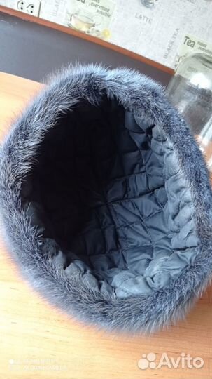 Шапка норковая женская