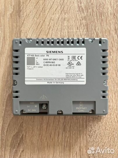 Панель оператора Siemens 6AV6647-0AK11-3AX0