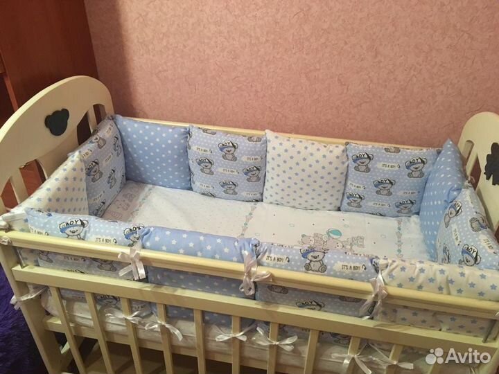 Бортики в кроватку