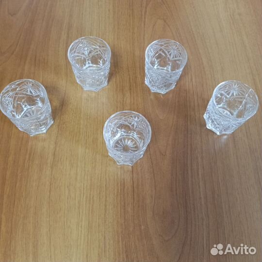 Стопки хрустальные СССР