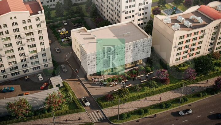 Продам помещение с балконом в новом офисном центре