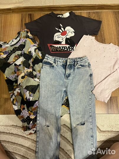 Пакет вещей на девочку рост 128