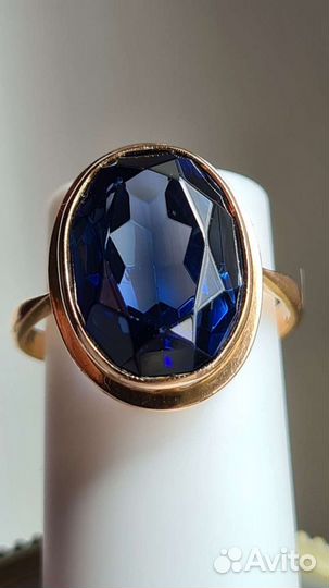 Золотое кольцо 583 пр. СССР. Камень александрит