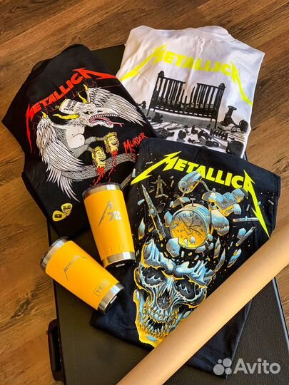 Мерч с нового тура Metallica 72 Seasons (2023/24)