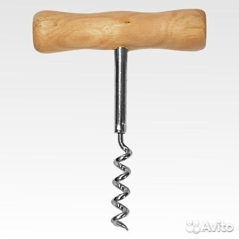 Штопор с деревянной ручкой