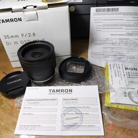 Tamron 35mm f2, 8 Di III OSD M1:2