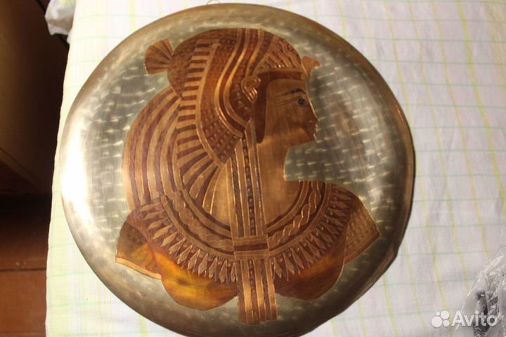 Настенная тарелка. Египет. Латунь