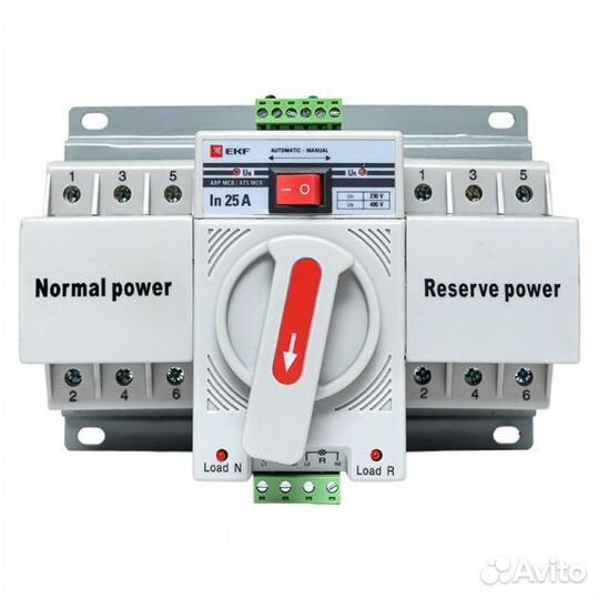 Устройство авр мcb 25А (C) 3Р 400В EKF PROxima