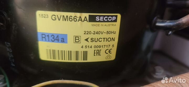 Компрессор для холодильника gvm 66 aa
