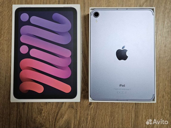 iPad mini 6 64gb wifi+cellular состояние нового