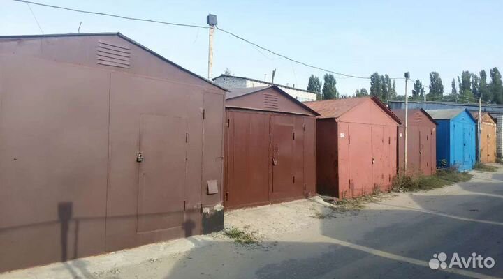 Место под стоянку металлических гаражей