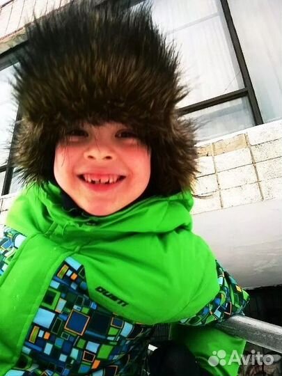 Зимняя шапка-ушанка для мальчика