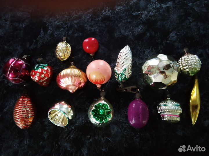 Старые ёлочные игрушки СССР
