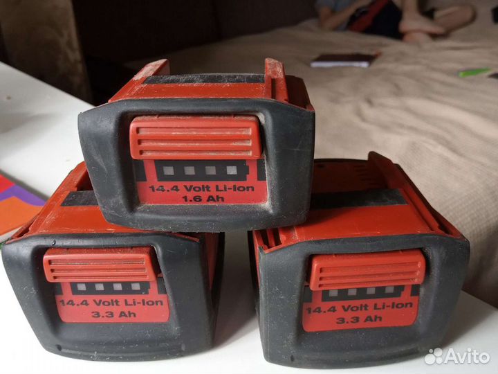 Аккумуляторная батарея к шуруповертy hilti 3 шт