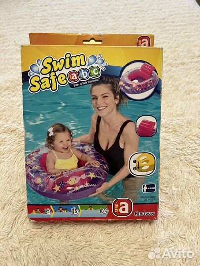 Детский надувной круг для купания Bestway