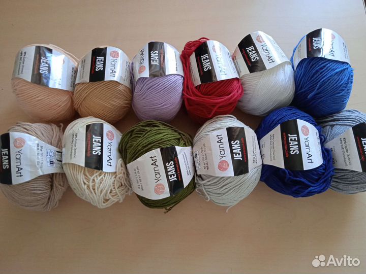 Пряжа разная остатки