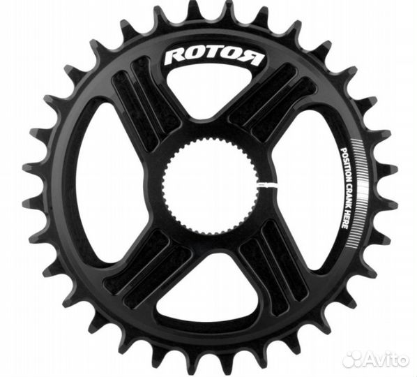 Звезда передняя Rotor Chainring MTB DM, 34T