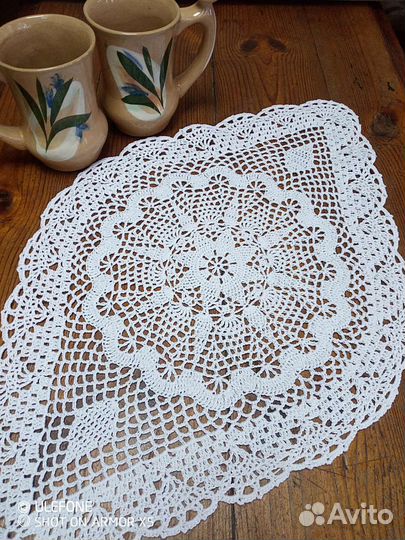 Салфетка крючком