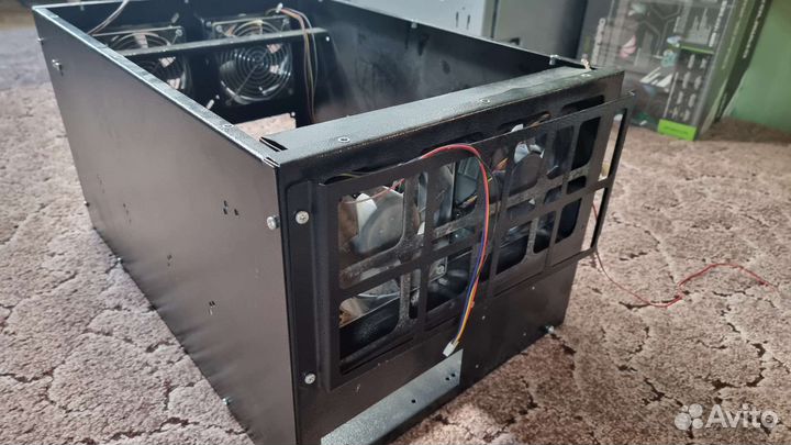 Продувной корпус под 6 видеокарт cryptone 21