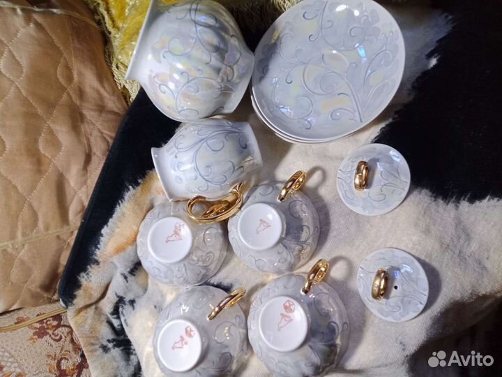 Сервиз чайный Дулево перламутр