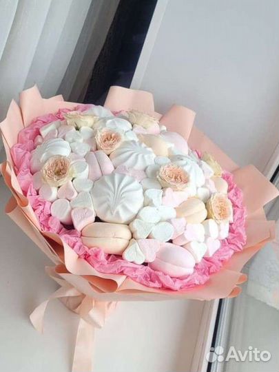 Съедобные букеты/сладкие букеты/зефирные букеты