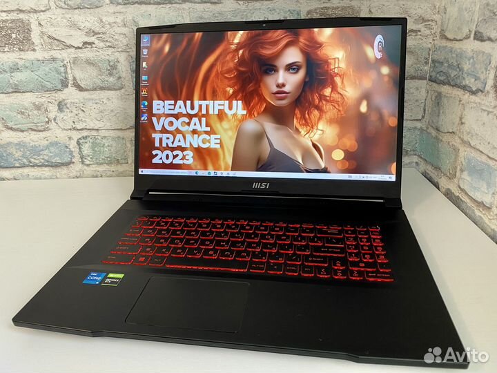 MSI Katana 17 144Гц i5-11400+16Gb+GTX 1650 Gddr6