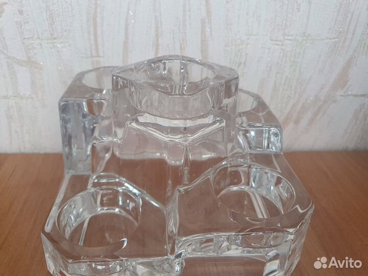 Подсвечник интерьерный хрустальный (новый)