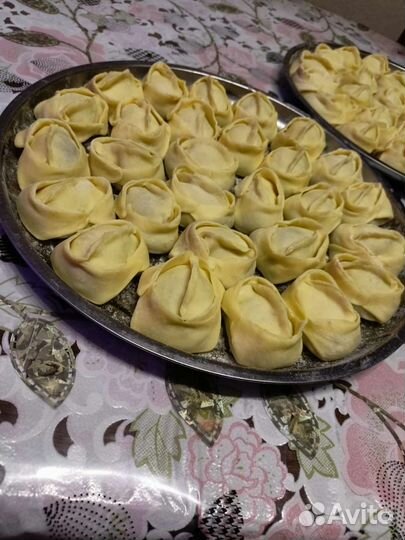 Домашняя продукция пельмени, манты, сало