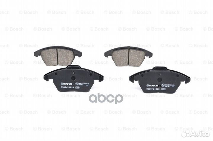 Колодки тормозные дисковые перед 0986424825