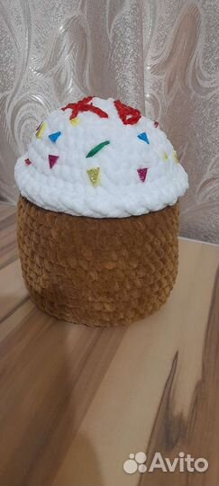 Пасхальный кулич вязаный