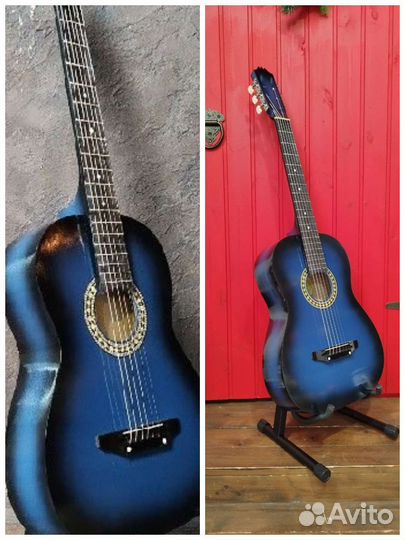 Гитара акустическая+чехол