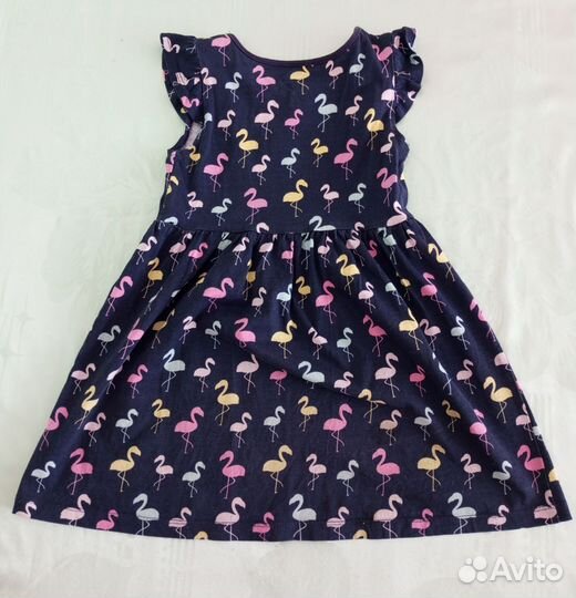 Платье Futurino с фламинго (рост 110 )