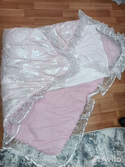 Конверт на выписку для девочки зима