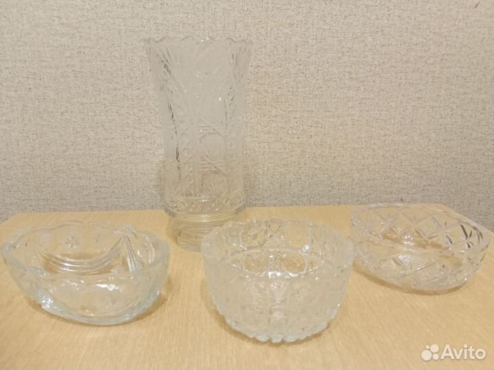 Хрустальная ваза