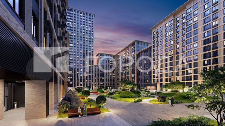 1-к. квартира, 43 м², 4/13 эт.