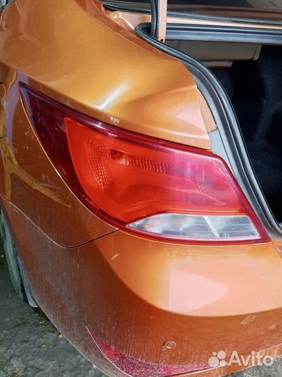 Hyundai Solaris фонарь на рестайлинг