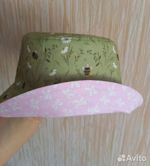 Панама для девочки Шмель и ромашки