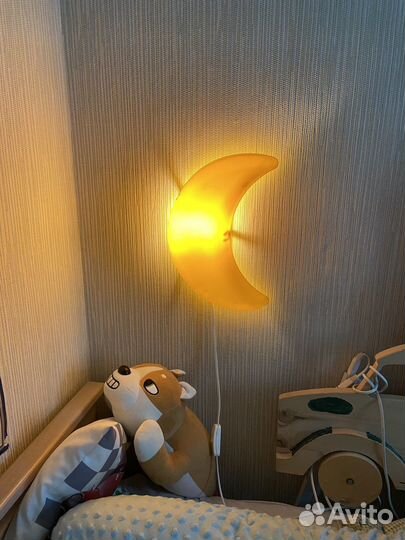 Ночник Бра Смила Моне месяц икеа, светильник