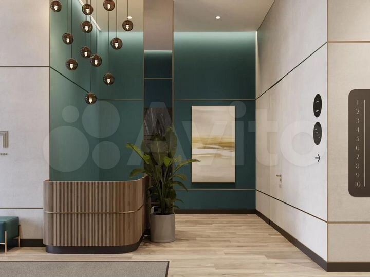 2-к. квартира, 67,4 м², 15/22 эт.